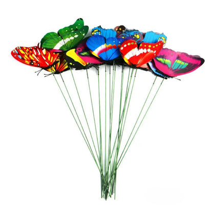 Butterfly Stakes Garden - 10 CM, 12 CM, 15 CM Mix