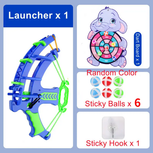 Animal Sticky Ball Dart + Launcher + 6 Sticky Balls