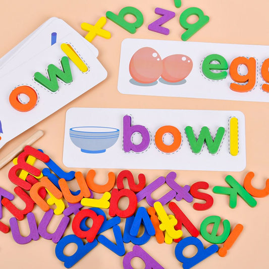 Alphabet Flash Spelling Matching Cards
