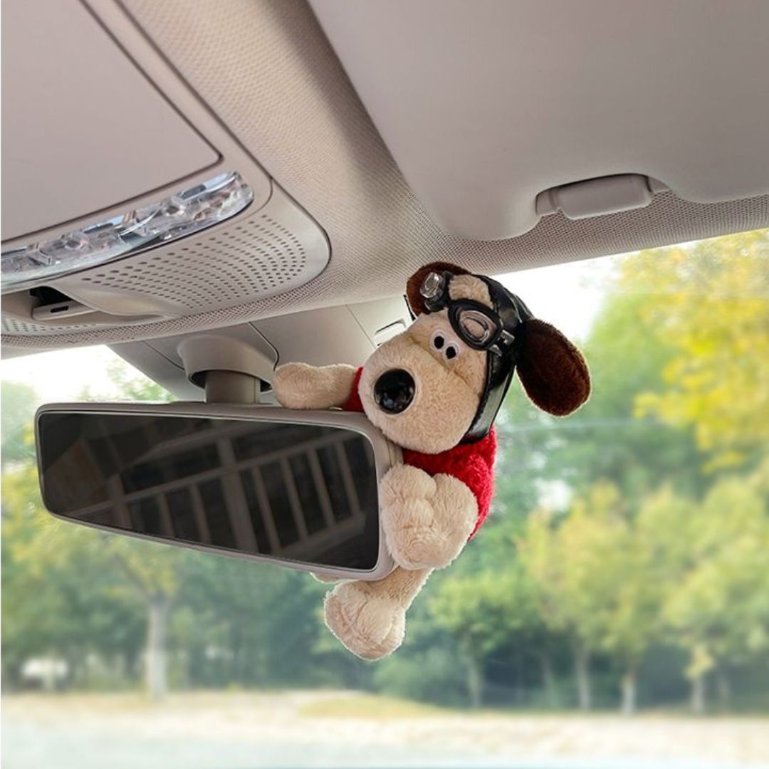 Car Rearview Mirror Dog