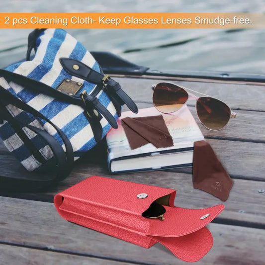Foldable Glasses Pouch with Magnetic Closure