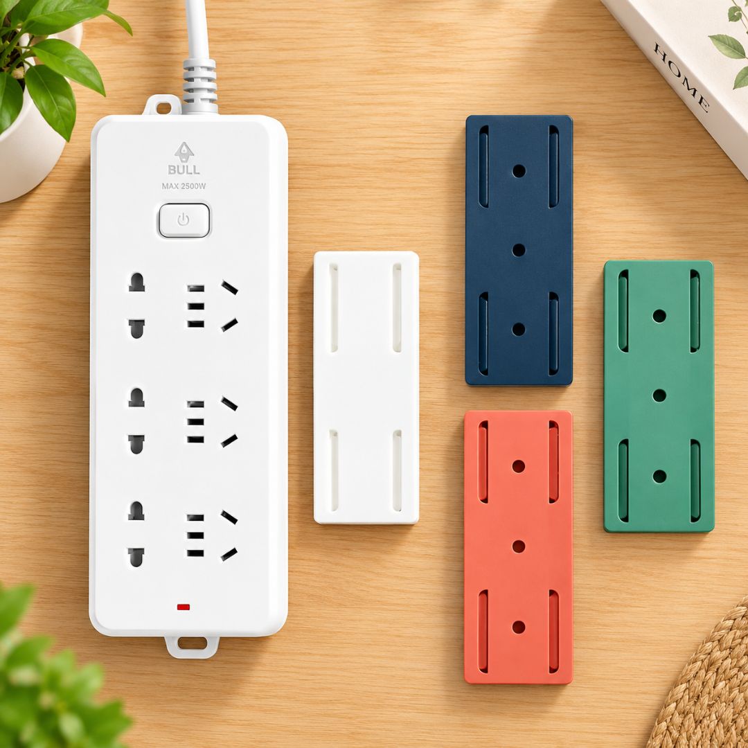 Self-Adhesive Power Strip Holder