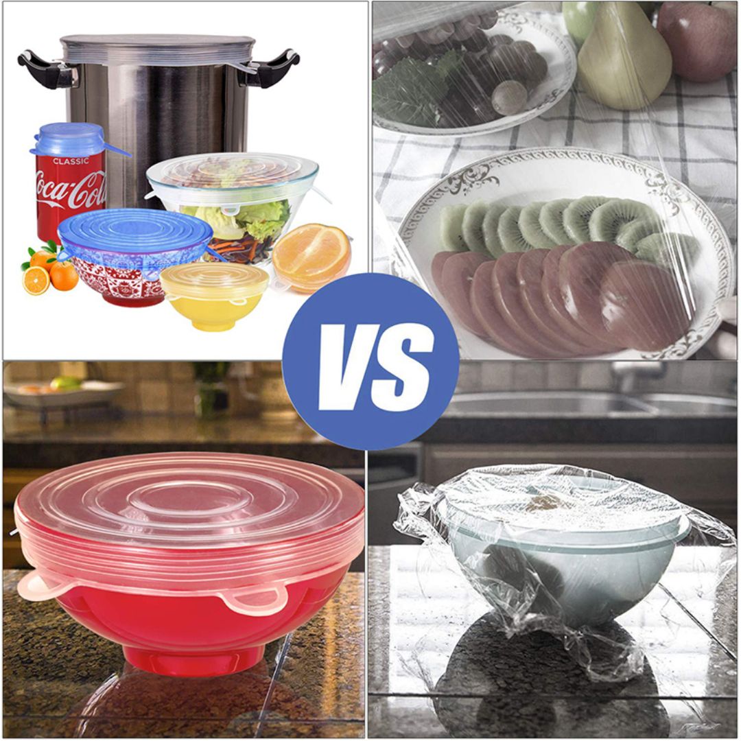 6-Piece Silicone Food Covers