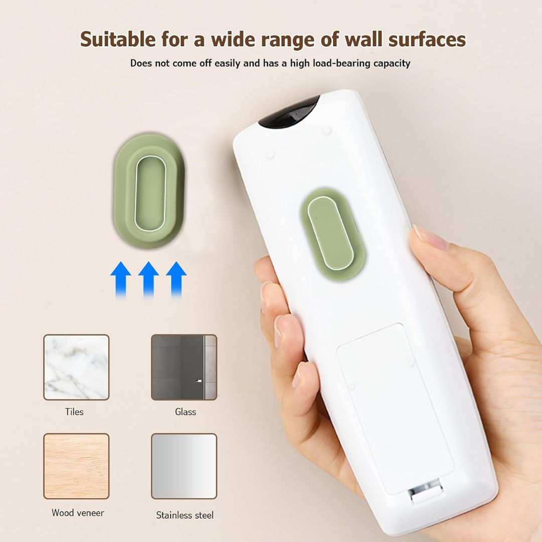 Wall-Mounted Silicone Remote Organizer- 4 PCS
