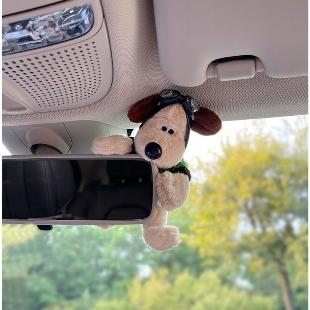 Car Rearview Mirror Dog