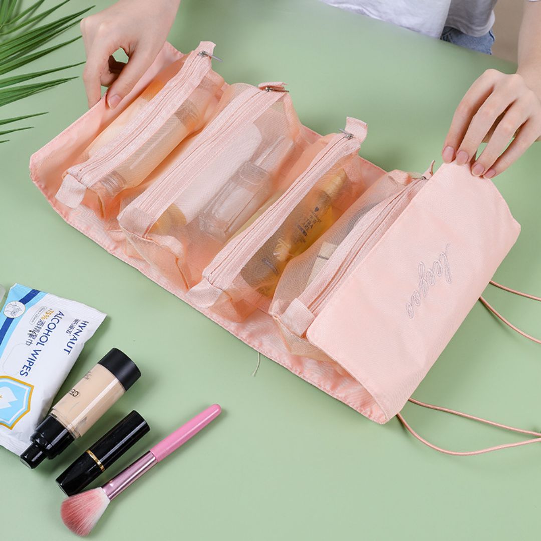 Large Capacity Portable Makeup Organizer Bag for Girls