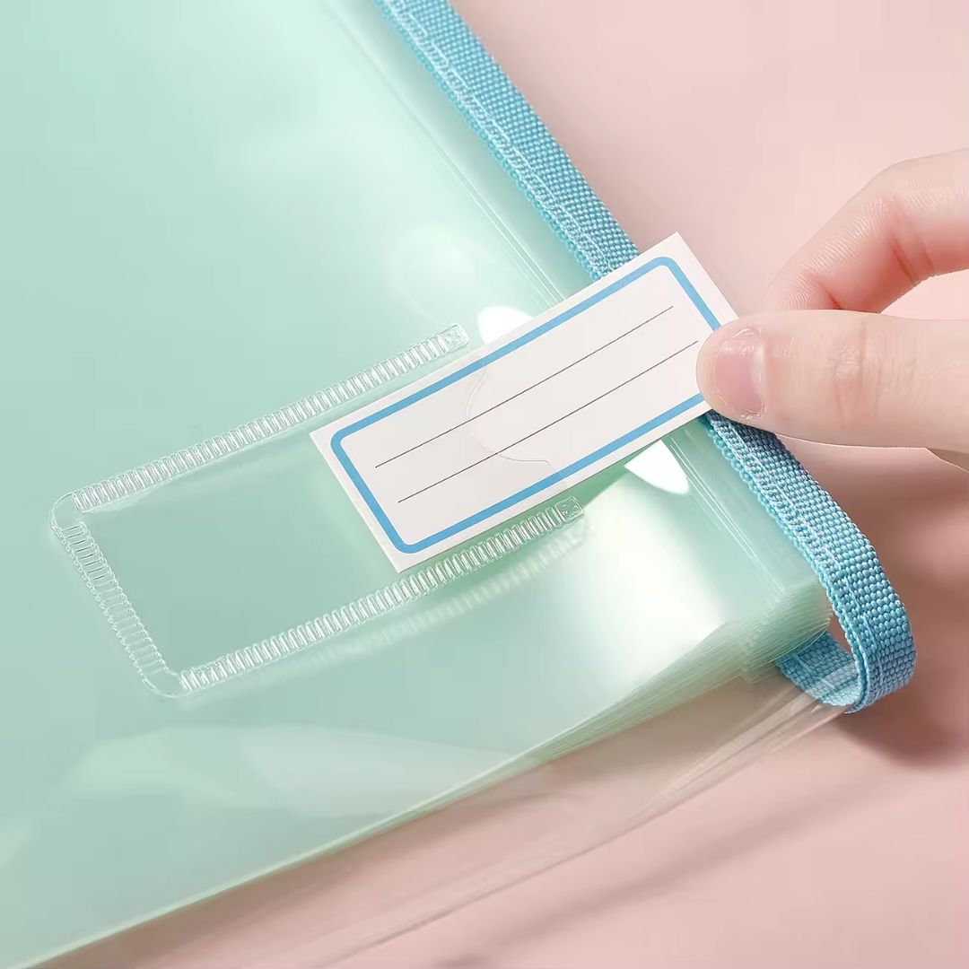 Multi Layer Transparent PVC File Bag For Students