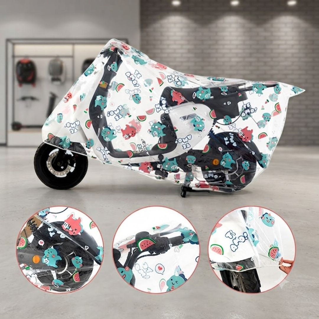 Transparent Waterproof Bike & Motorcycle Rain Cover