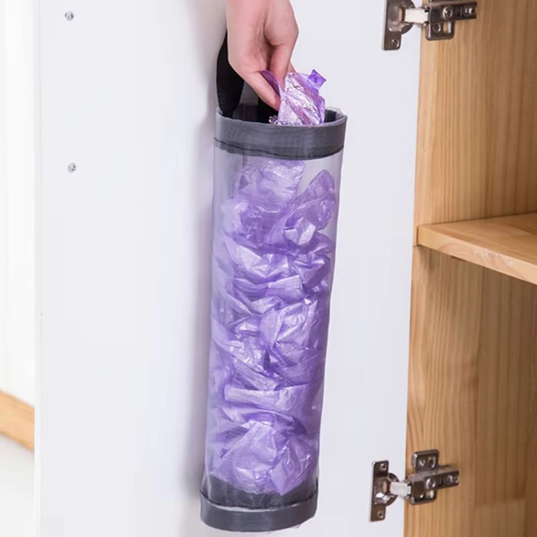 Kitchen Wall-Mounted Plastic Bag Storage