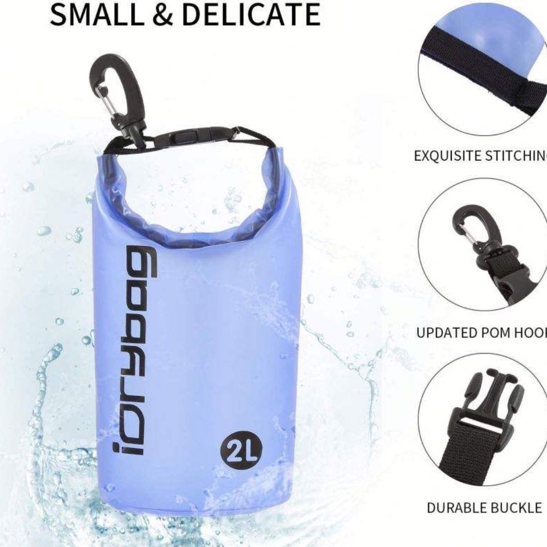 Waterproof Dry Bag with Carabiner Clip
