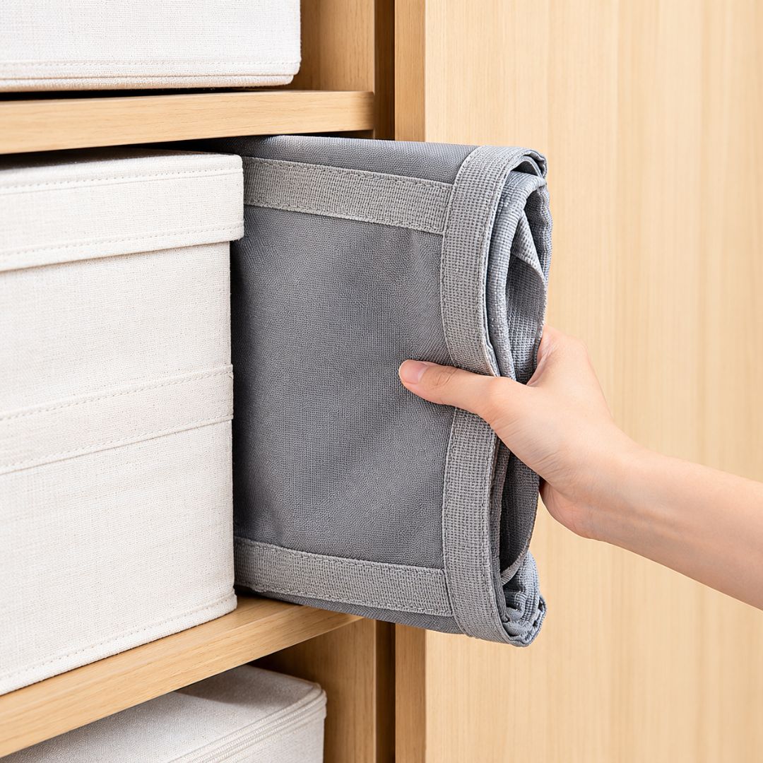 Foldable Nylon Laundry Basket