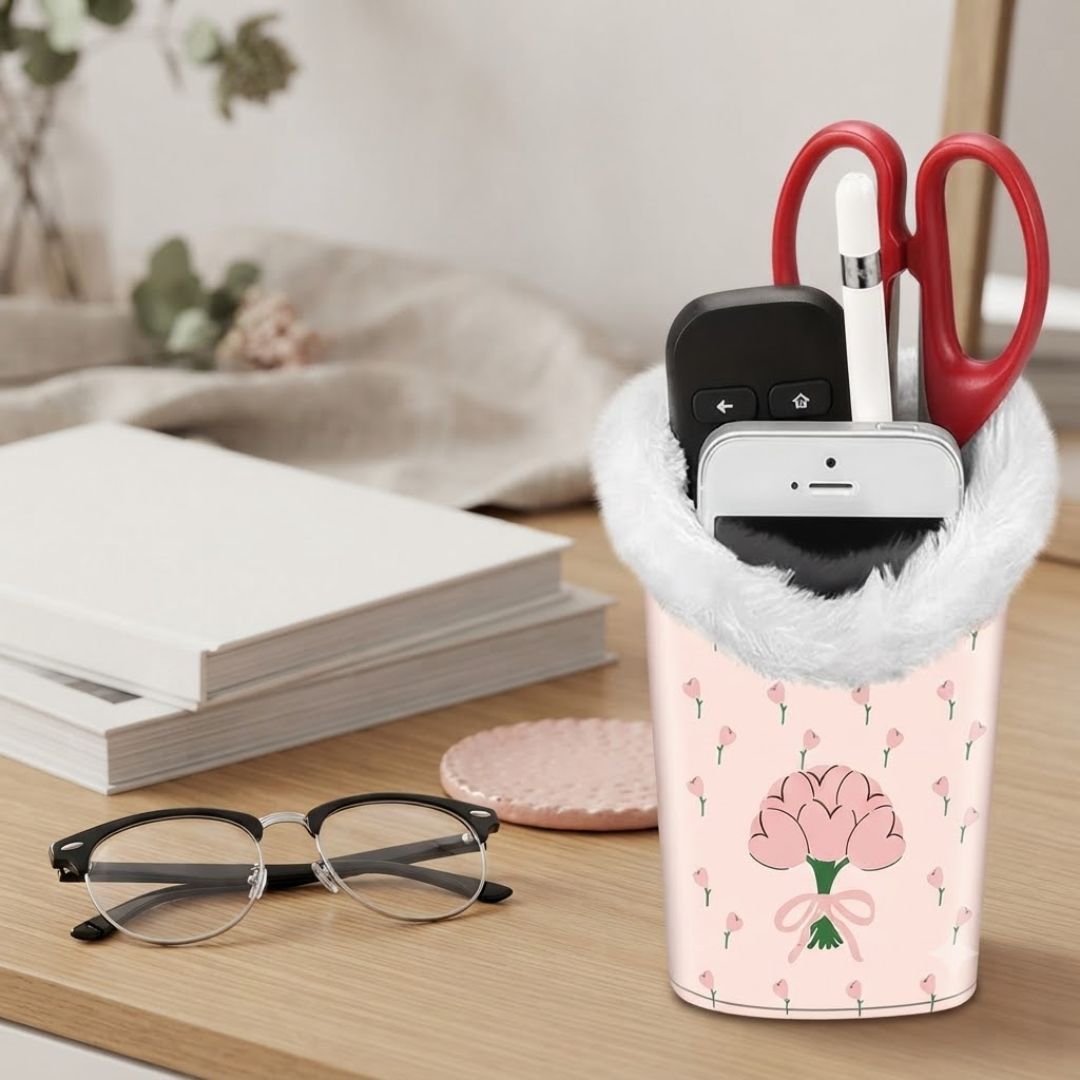 PU Leather Glasses Holder with Magnetic Base