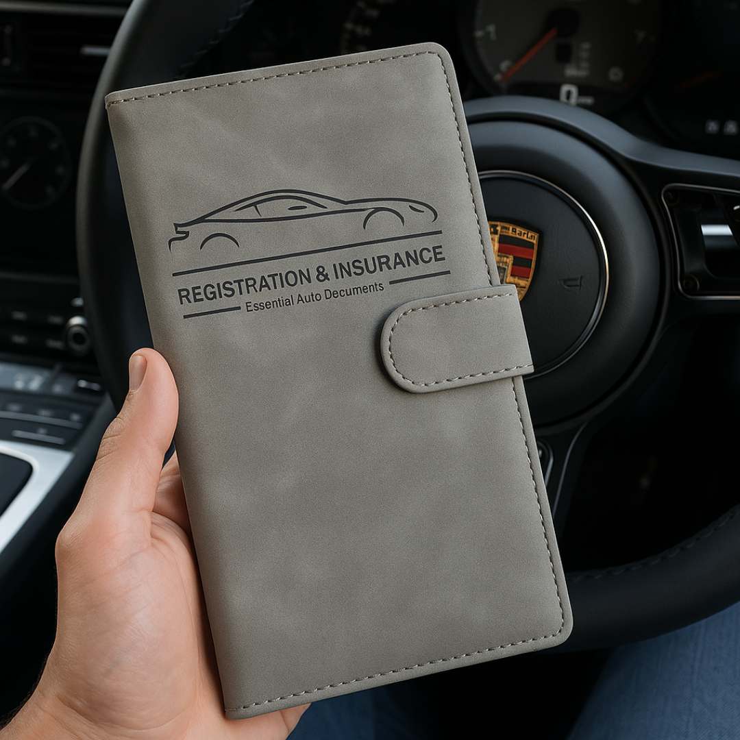 License and Registration Holder BLACK