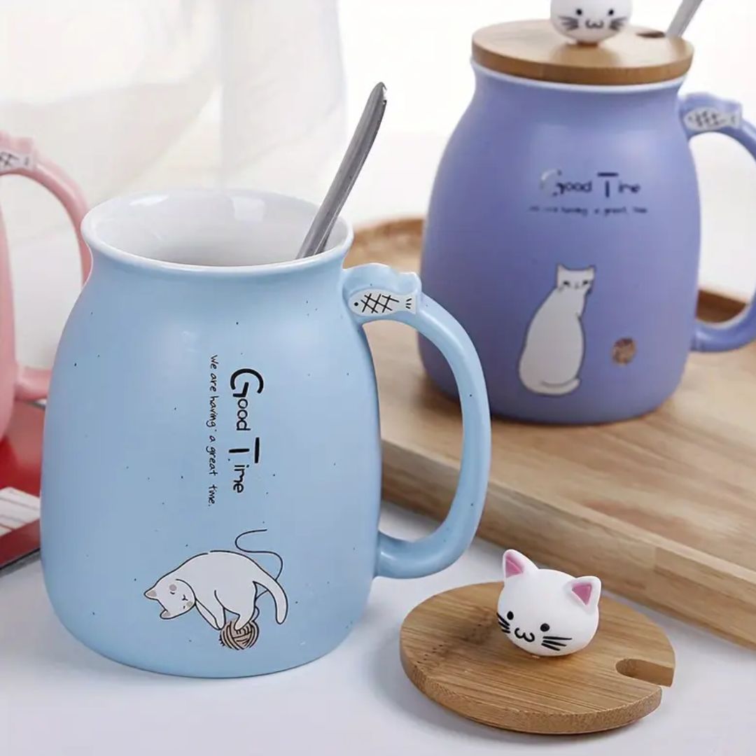 Cat Ceramic Coffee Tea Mug