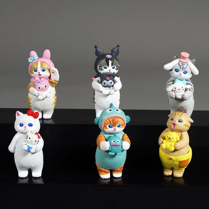 Fancy Dress Up Cute Kitty Figures