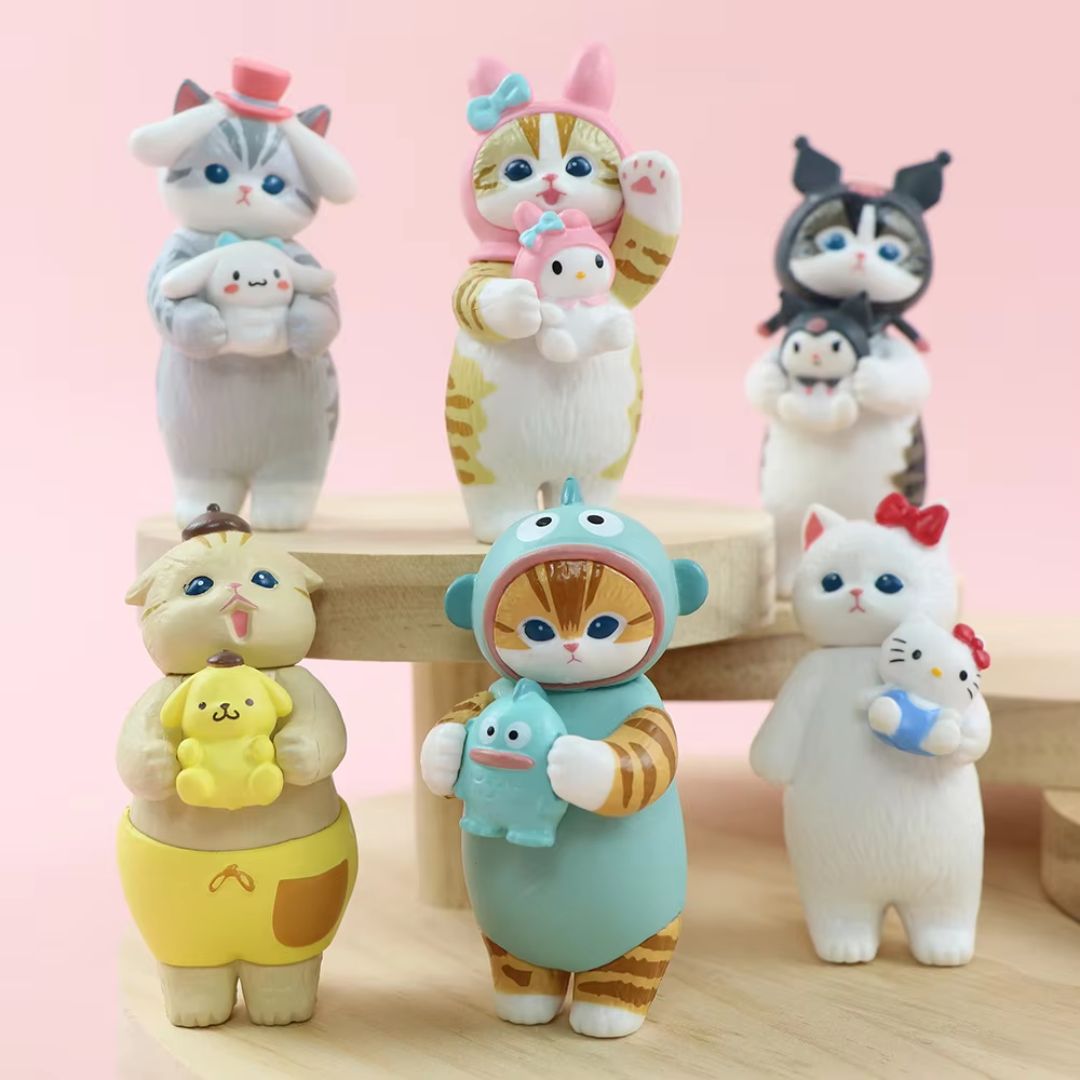 Fancy Dress Up Cute Kitty Figures