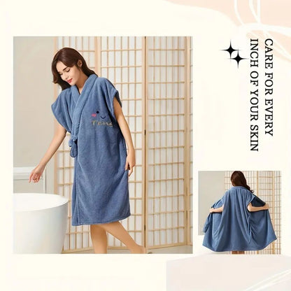 2 in 1 Bath Skirt & Hair Towel for Women’s Comfort