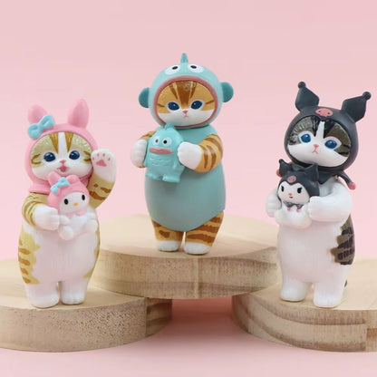 Fancy Dress Up Cute Kitty Figures