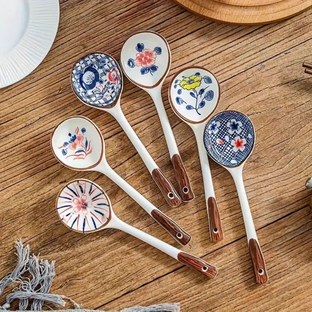 Artisan Ceramic Tableware Spoon Set