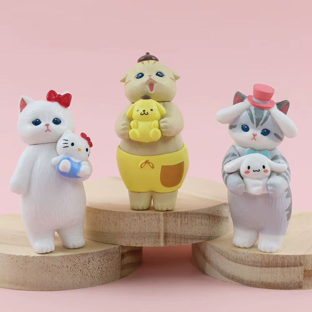 Fancy Dress Up Cute Kitty Figures