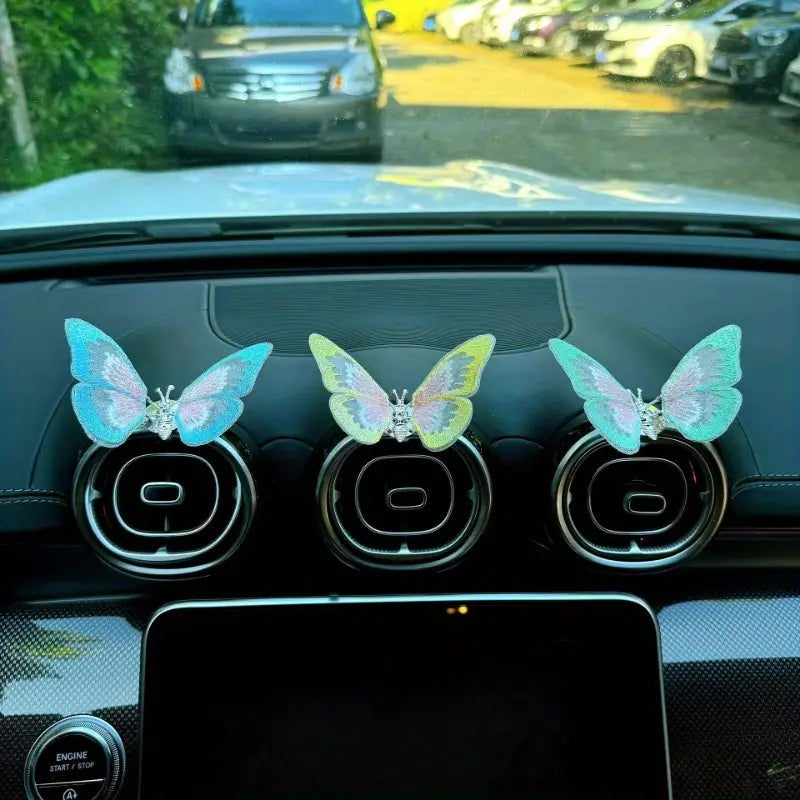 Car Butterfly Decoration - Mix Colors