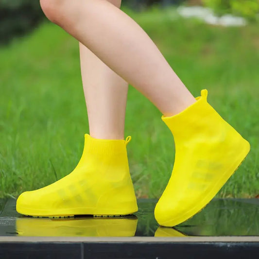 Waterproof Non-Slip Reusable Silicone Rubber Shoe Covers