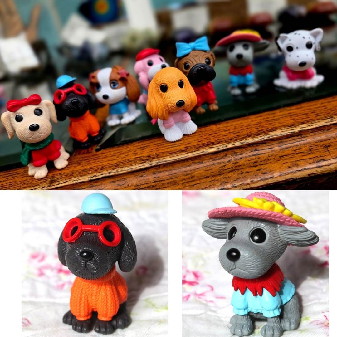 8pcs Dog Decorations Puppy Set