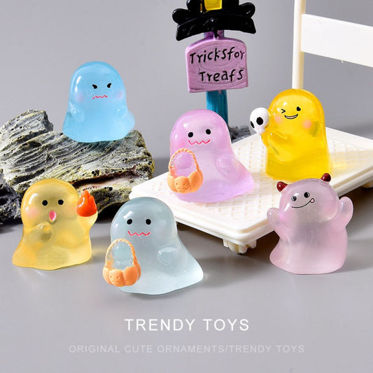 Mini Glowing Ghost Halloween Desk Decor