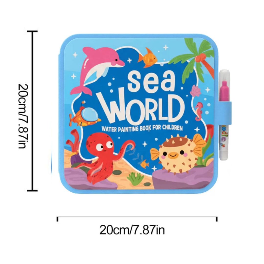 Magic Reusable Water Painting Book Kids