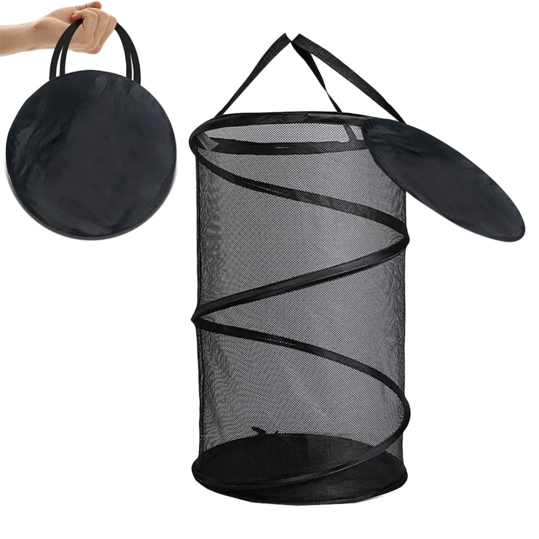Foldable Mesh Laundry Hamper