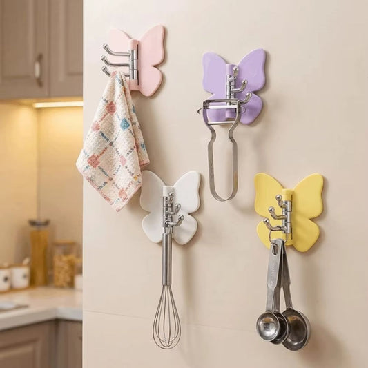 Rotatable Butterfly Triple Hook