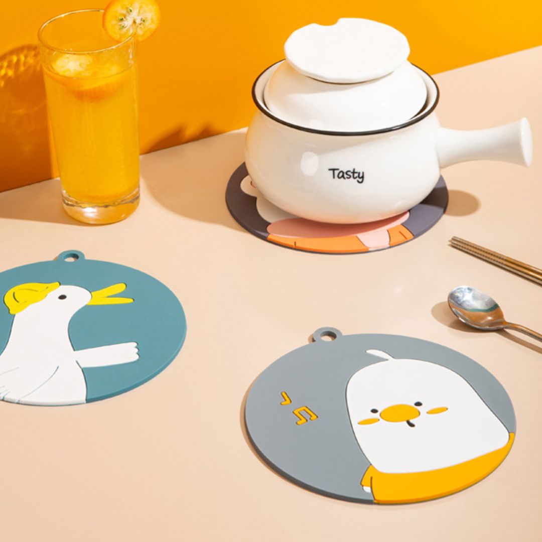 Cute Cartoon  Heat Resistant Kitchen Coasters