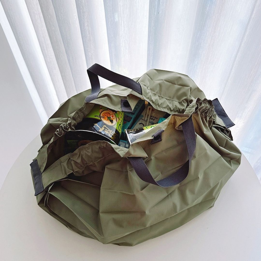Foldable 100g Light Weight Waterproof Fabric Handbag