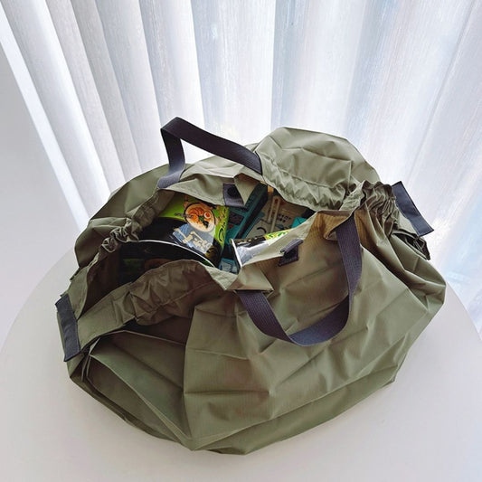 Foldable 100g Light Weight Waterproof Fabric Handbag