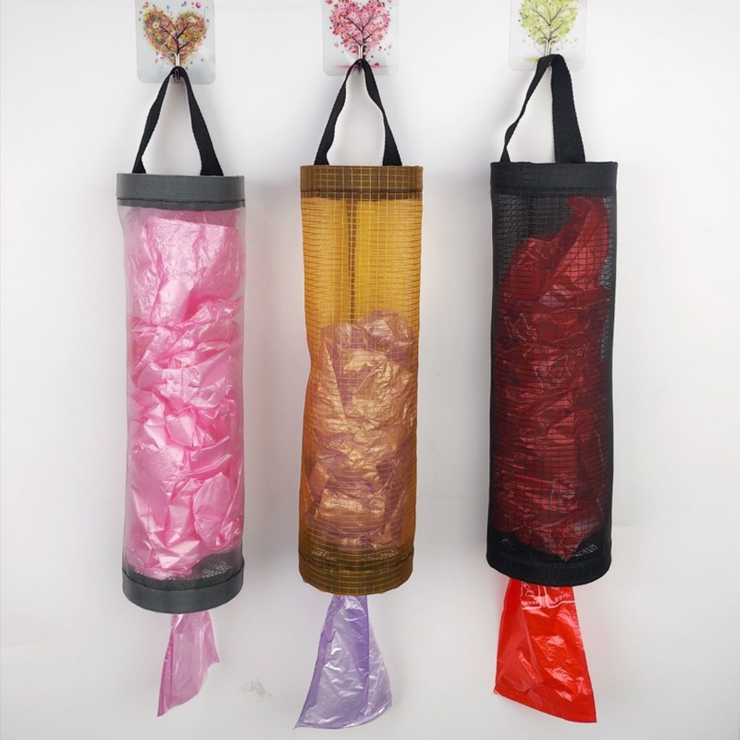 Kitchen Wall-Mounted Plastic Bag Storage