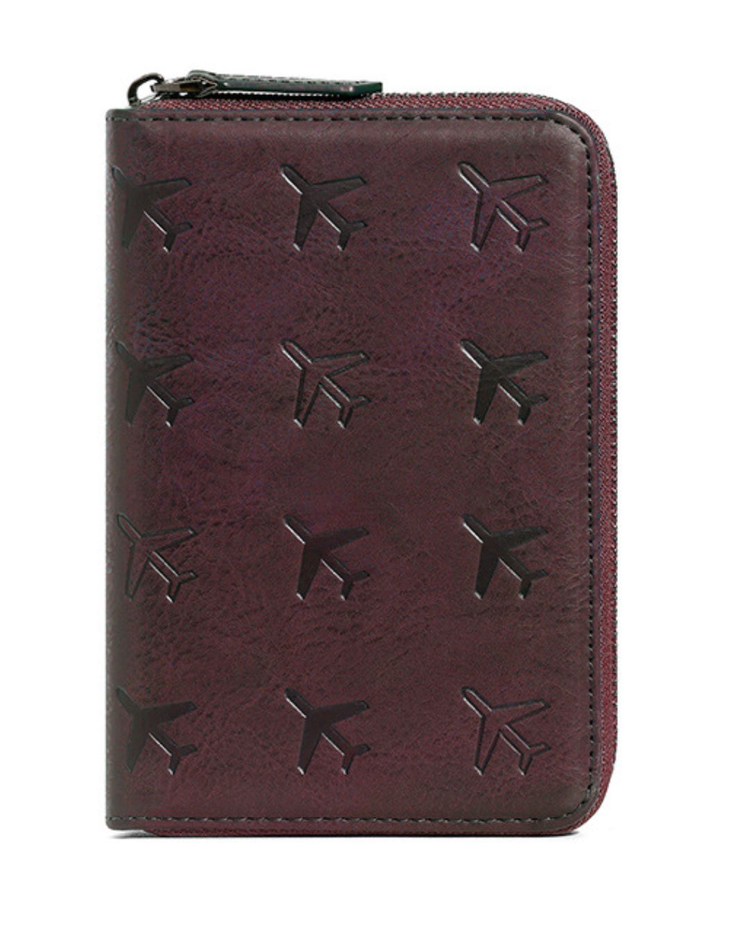 Compact Zipper Passport Cards Travel Holder