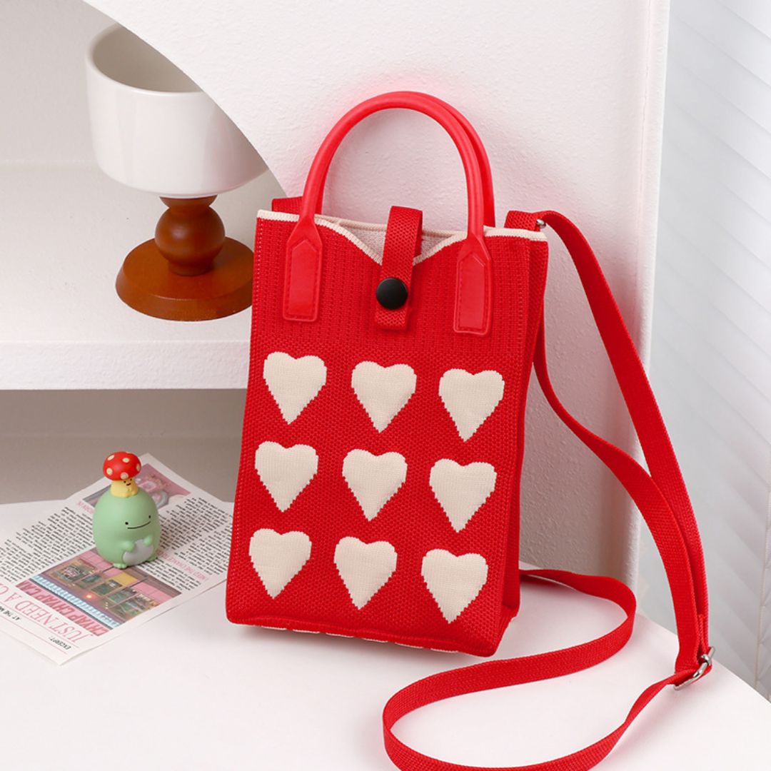 Knitted Mini Tote Sling Bag