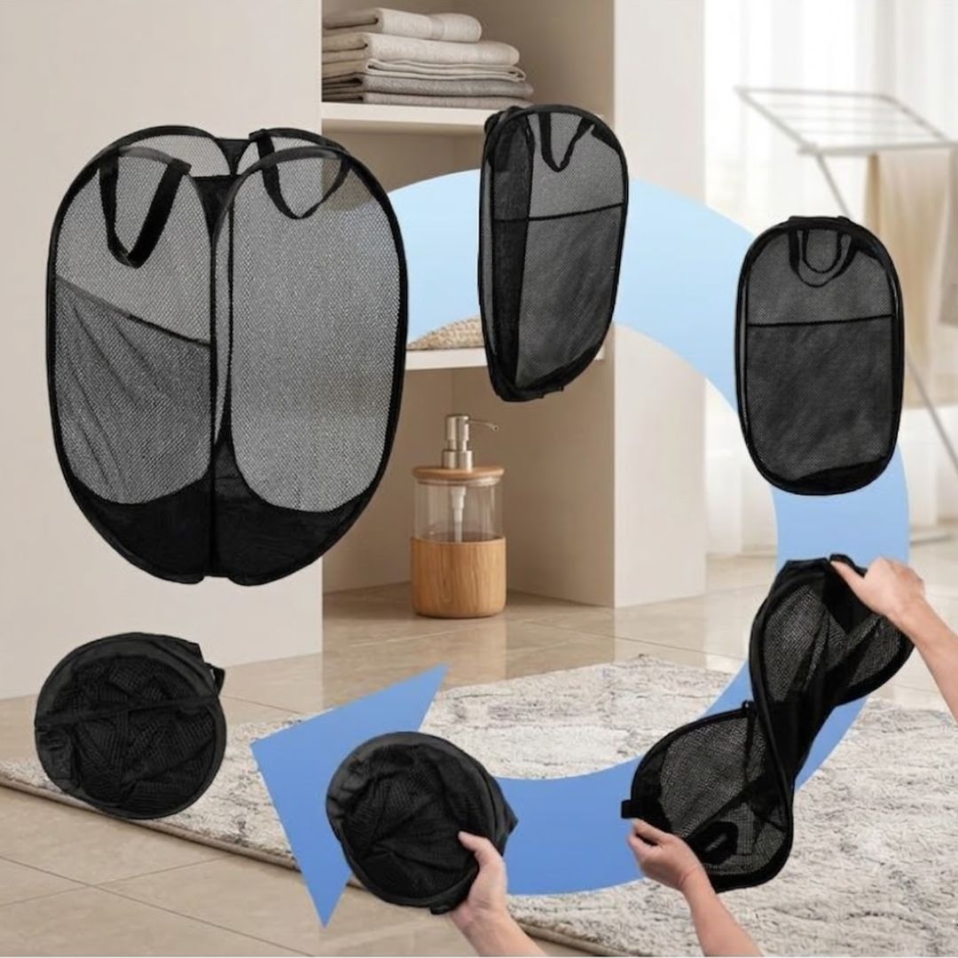 Foldable Clothes Storage Laundry Basket