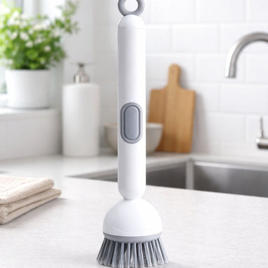 Self-Dispensing Dish Cleaning Brush Soap Dispenser