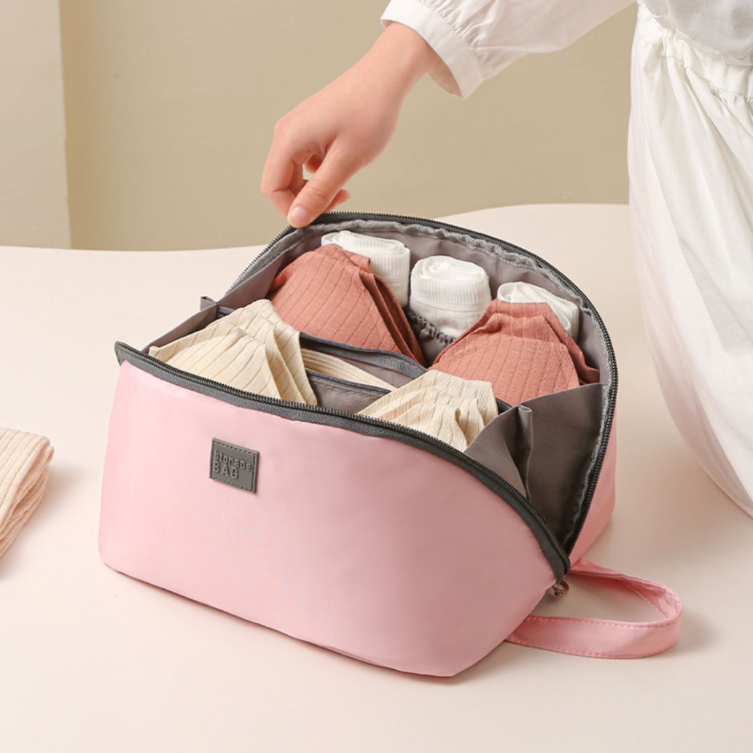 Modern Polyester Travel Underwear Storage Bag