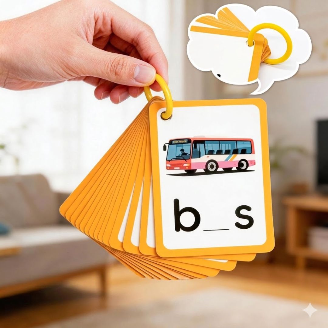 CVC Words Writing & Spelling Flash Cards