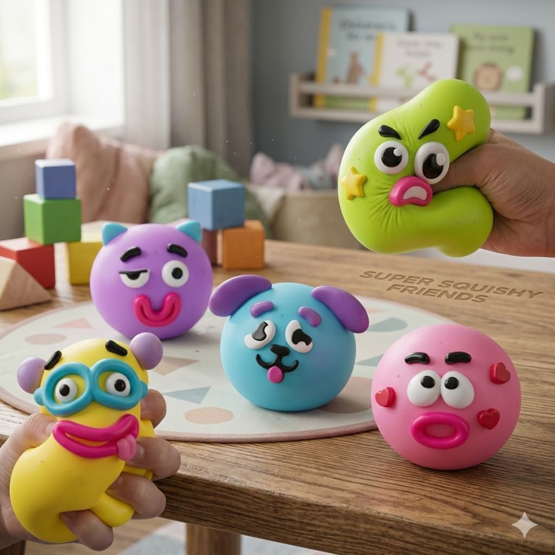 Soft Squeeze Animal Fidget Ball