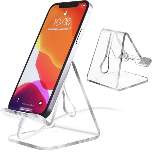 Acrylic Cell Phone Holder/Stand Clear