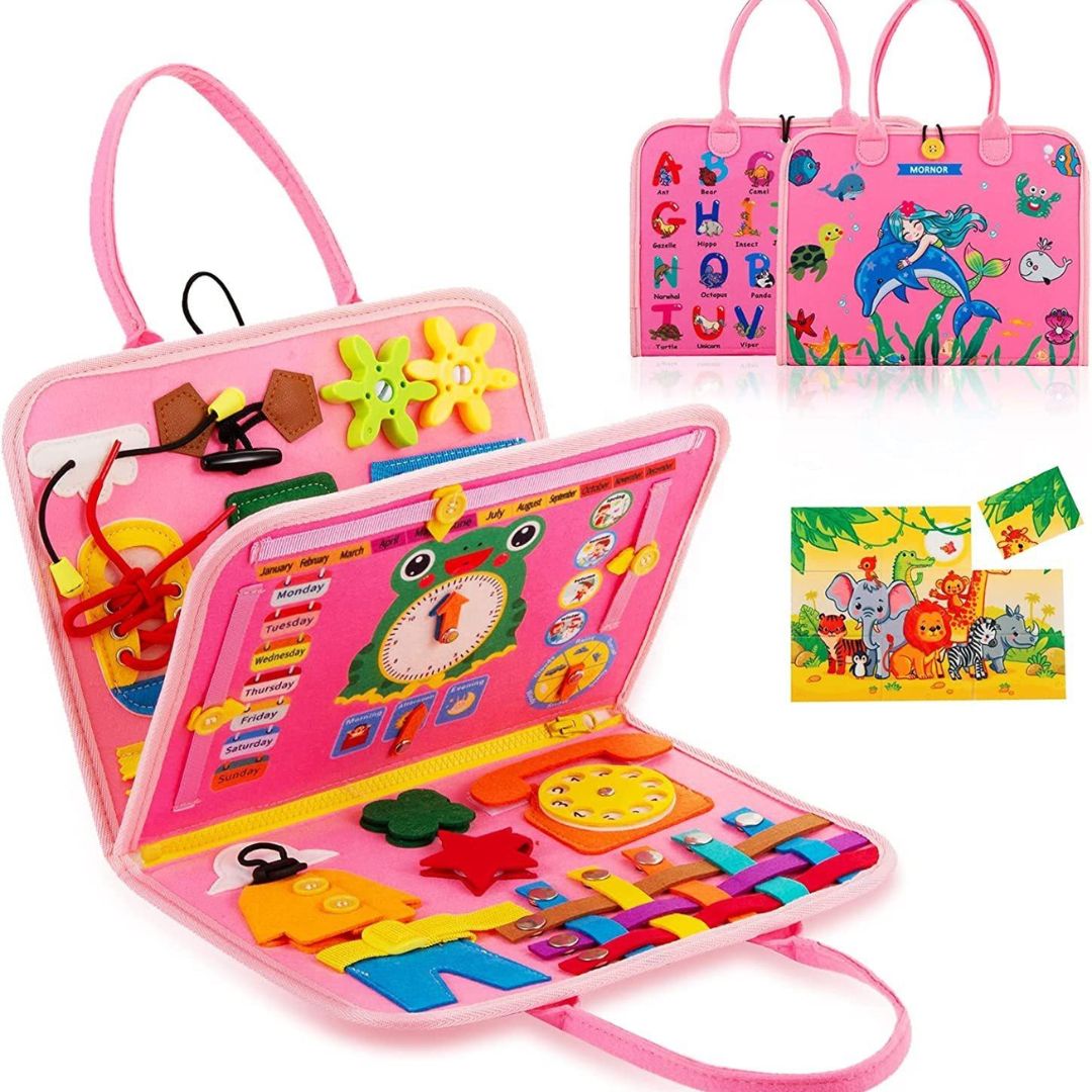 Educational Learning Busy Sensory Board