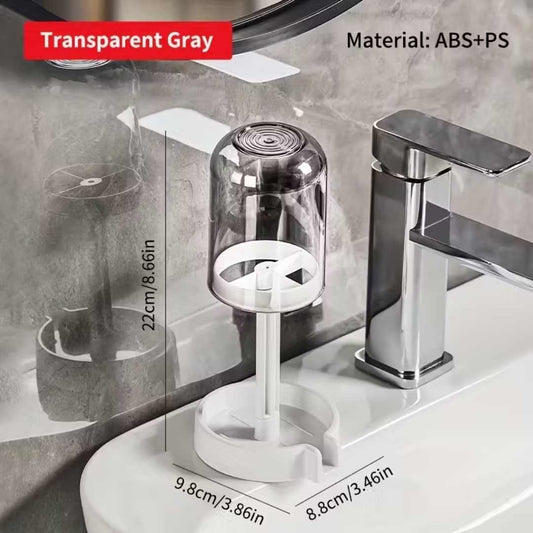 1pc Modern & Clear Bathroom Toothbrush Holder