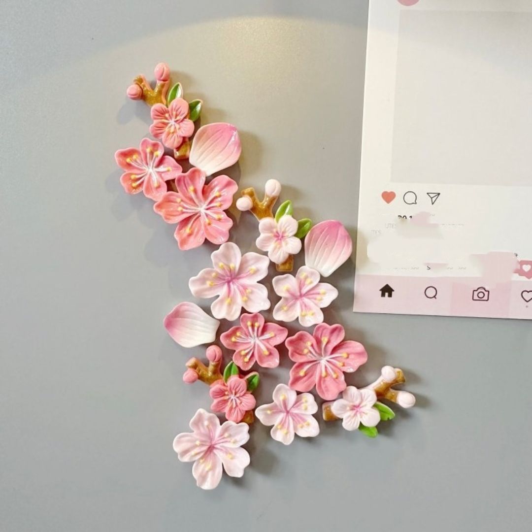 Cherry Blossom Car Dashboard Decoration Flowers