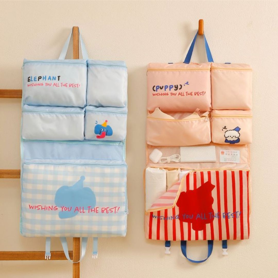 Multi-Compartment Foldable Travel Organizer Bag