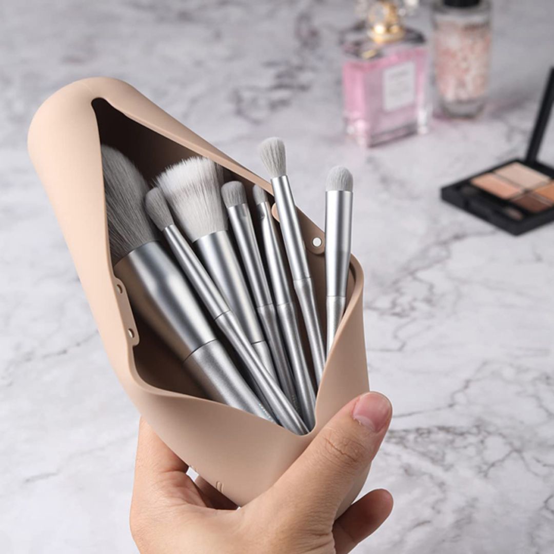 Magnetic Silicone Makeup Brush Holder