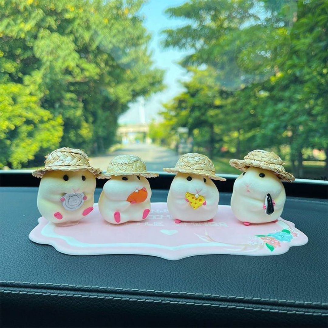 Sunny Hamster Dashboard Buddy