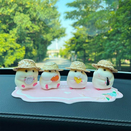 Sunny Hamster Dashboard Buddy